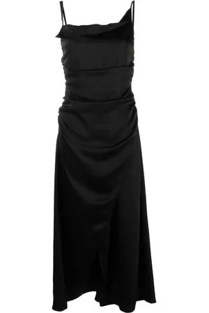 HAN Kjøbenhavn Gerafftes Kleid mit Satin-Finish