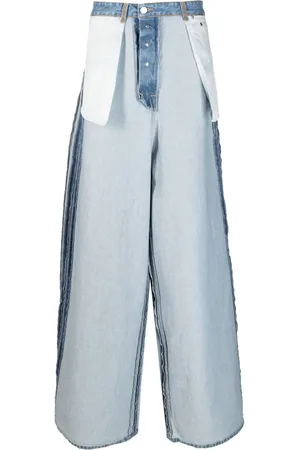 Vetements Jeans mit weitem Bein