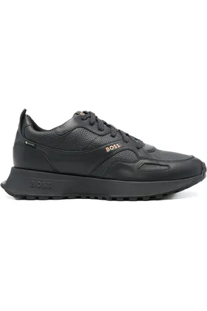 HUGO BOSS Wasserdichte Sneakers aus poliertem Leder