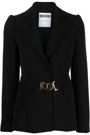 Moschino Blazer mit Logo-Schild
