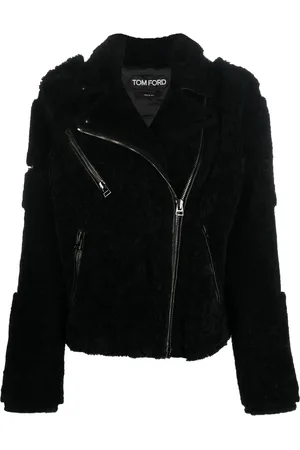 Tom Ford Shearling-Jacke mit Reißverschluss