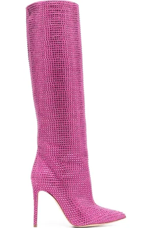 PARIS TEXAS Holly Stiefel mit Kristallen 110mm