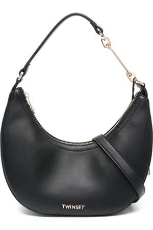 Twin-Set Handtasche mit Logo-Schild