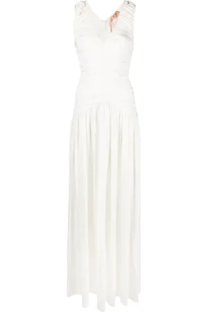 Nº21 Gerafftes Maxikleid