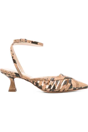 ANNA F. Pumps mit Animal-Print 60mm