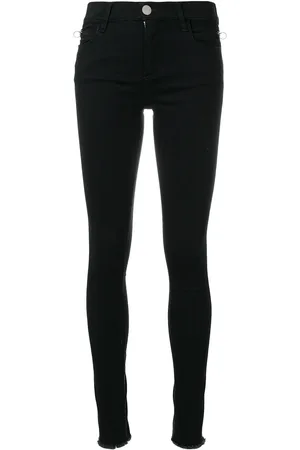 1017 ALYX 9SM Skinny-Jeans mit ausgefranster Saum