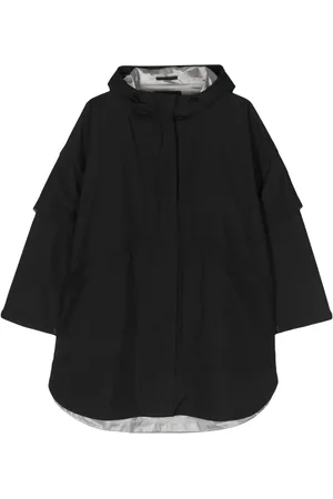 HERNO Cape-Mantel mit Kapuze