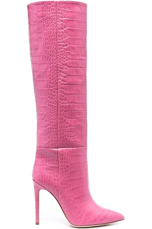 PARIS TEXAS Stiefel mit Kroko-Effekt