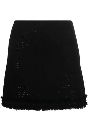 VERSACE Tweed-Minirock mit Pailletten