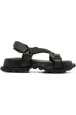 Jil Sander Hiking-Sandalen mit dicker Sohle