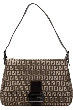 Fendi 2000-2024 Zucchino Canvas Mamma Forever shoulder bag