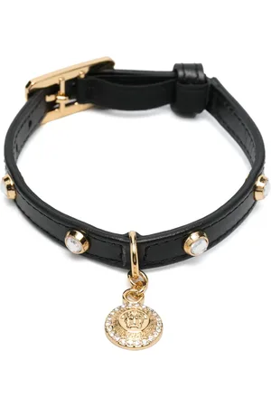 VERSACE Hundehalsband mit Medusa-Schild