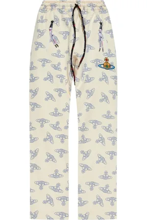 Vivienne Westwood High-Waist-Hose mit Logo-Muster