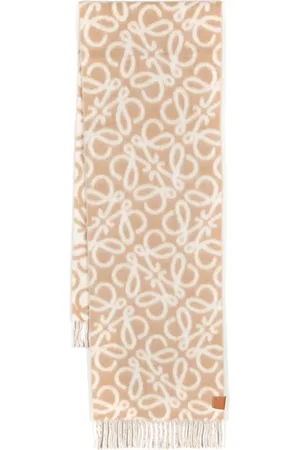 Loewe Fransenschal aus Anagram-Jacquard