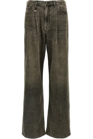 R13 Jeans mit weitem Bein