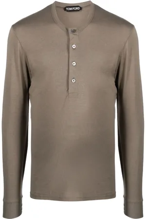 Tom Ford Langarmshirt mit Rundhalsausschnitt