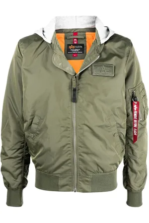 Alpha Industries Bomberjacke mit Logo-Print