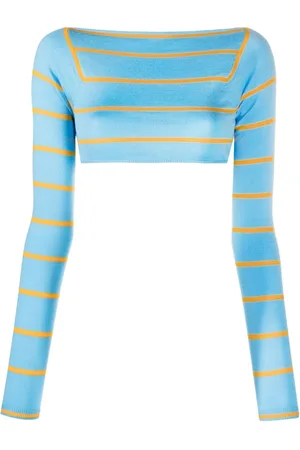Puccini Gestreiftes Cropped-Top
