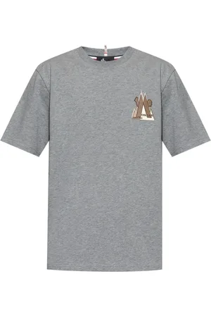 Moncler Mountain T-Shirt mit Logo-Stickerei