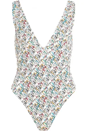 Tommy Hilfiger Badeanzug mit Monogrammmuster