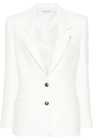 Alessandra Rich Einreihiges Boucle-Sakko