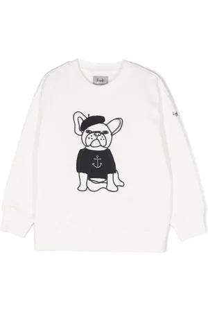 Il gufo Sweatshirt mit Stickerei