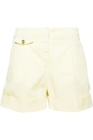 HUGO BOSS Twill-Shorts mit Falten