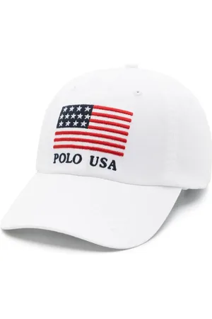 Ralph Lauren Baseballkappe mit Flaggenstickerei