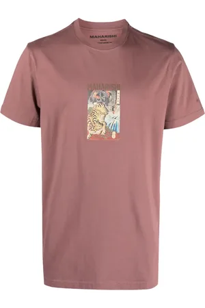 Maharishi T-Shirt aus Bio-Baumwolle mit Print