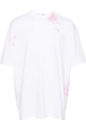 Comme des Garçons T-Shirt mit Farbklecks-Print