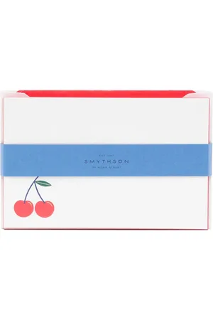 SMYTHSON Schal mit Kirschmotiv