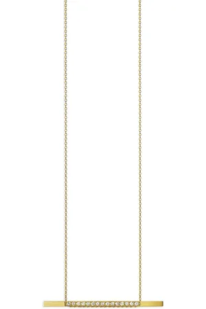 SHIHARA 18kt Gelbgoldhalskette 02 mit Diamanten
