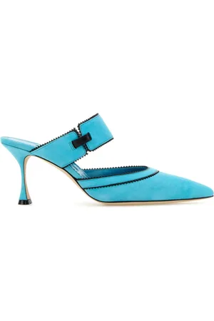 Manolo Blahnik Brontiamusa Mules 70mm