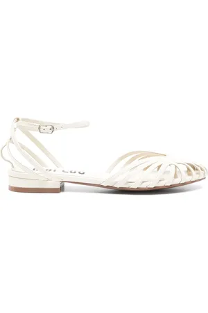 Bibi Lou Flache Pumps aus Lackleder