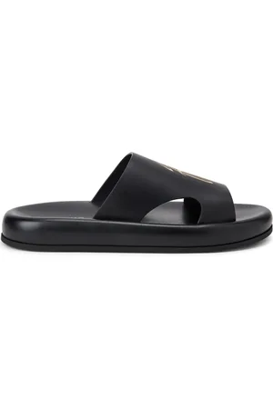 Salvatore Ferragamo Pantoletten mit Logo-Prägung