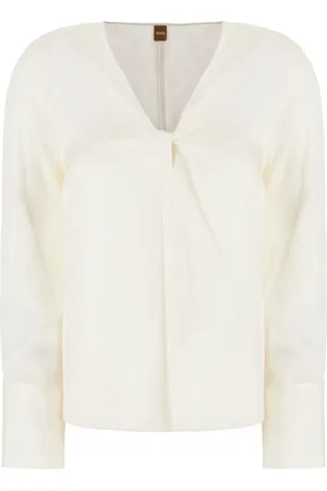 HUGO BOSS Drapierte Bluse
