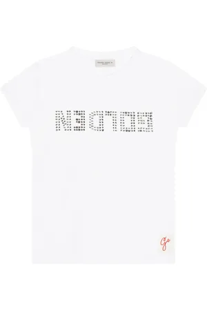 Golden Goose T-Shirt mit Logo-Verzierung