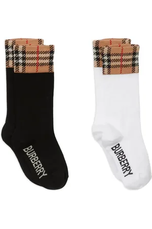 Burberry Socken mit Vintage-Check (Set aus zwei)