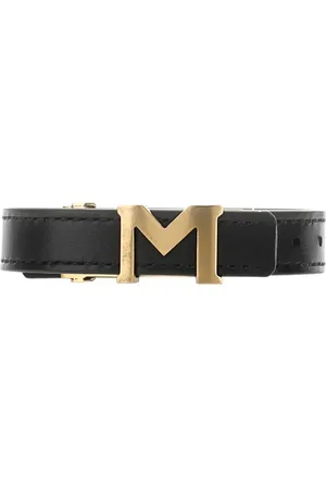 Montblanc Schwarzes Lederarmband