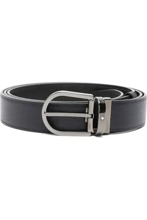 Montblanc Gürtel mit Hufeisen-Schnalle