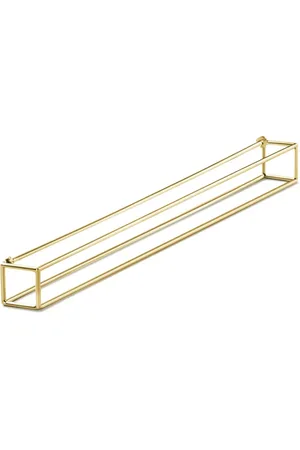 SHIHARA 18kt Rectangle Pierce 90 Gelbgoldohrring