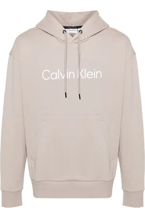 Calvin Klein Hoodie mit gummiertem Logo