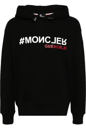 Moncler Hoodie mit Logo-Applikation