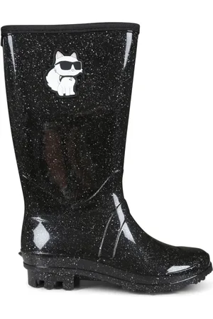 Karl Lagerfeld Choupette Glitter-Gummistiefel