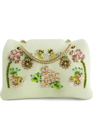 Giambattista Valli Schultertasche mit Zierperlen