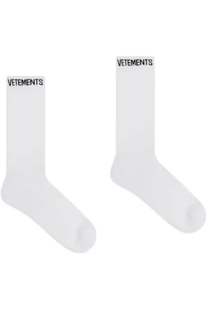 Vetements Socken mit Intarsien-Logo