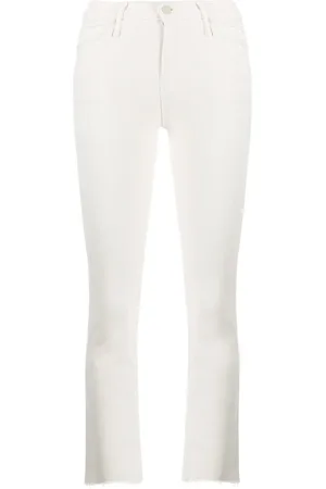 Mother Ausgestellte Cropped-Jeans