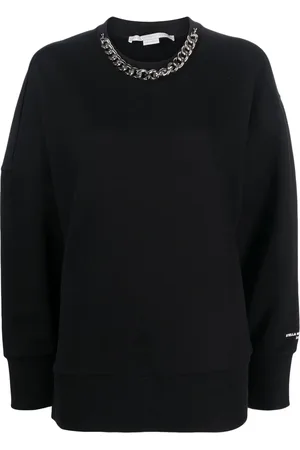 Stella McCartney Sweatshirt mit Zierkette
