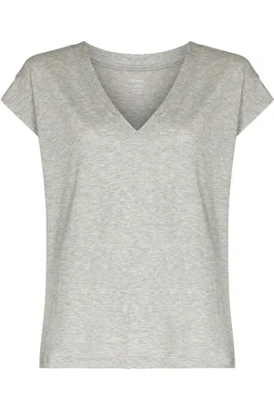 Frame T-Shirt mit V-Ausschnitt