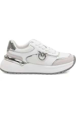 Pinko Love Birds Sneakers mit Spiegeloptik
